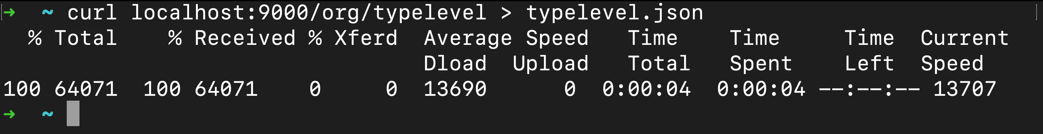 Testing how many seconds it takes to do operation